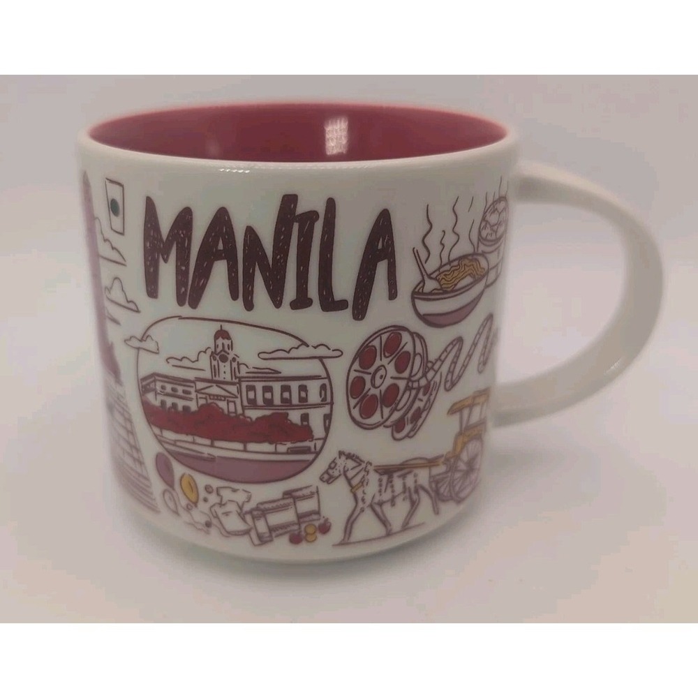 STARBUCKS MANILA BEEN THERE SERIES DEMITASSE 2oz Expresso Cup Mug